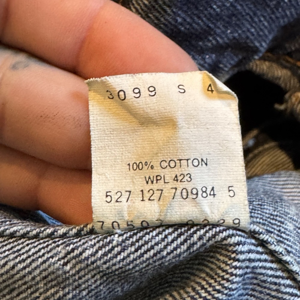Vintage 80s Levis 70507 0229 Galactic Denim Jean Trucker Jacket Mens Medium - Picture 7 of 8